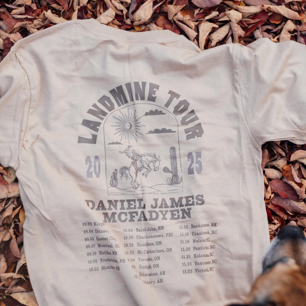 Daniel James McFadyen - Landmine Tour t-shirt